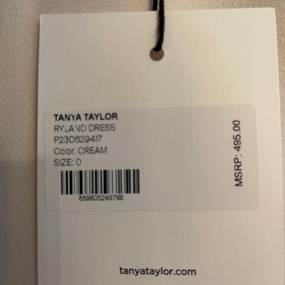Tanya Taylor Ryland Cream Dress - Picture 9 of 12